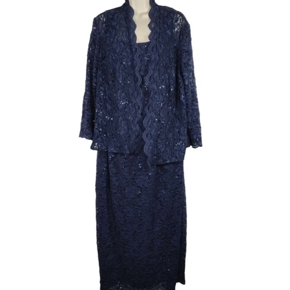 Alex Evenings | Plus Size Dress with Embellished Jacket